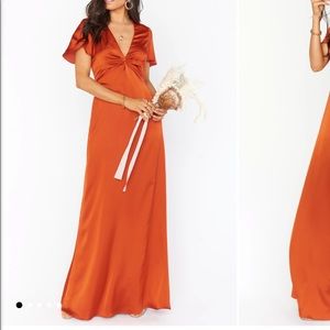 ShowmeyourMumu Rome Twist Gown Bridesmaid Dress